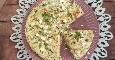 Omelette aux courgettes – Sfouggato me kolokithia Omelette aux courgettes – Sfouggato me kolokithia