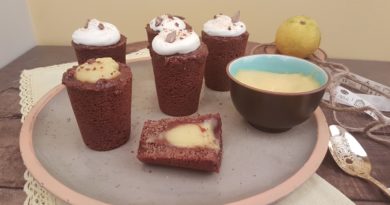 Cookie shot à la caroube et sa crème au citron façon lemon curd – défi recettes.de Cookie shot à la caroube et sa crème au citron façon lemon curd – défi recettes.de