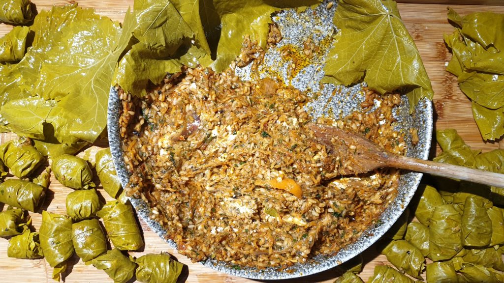 farce pour legumes farcis à la grec