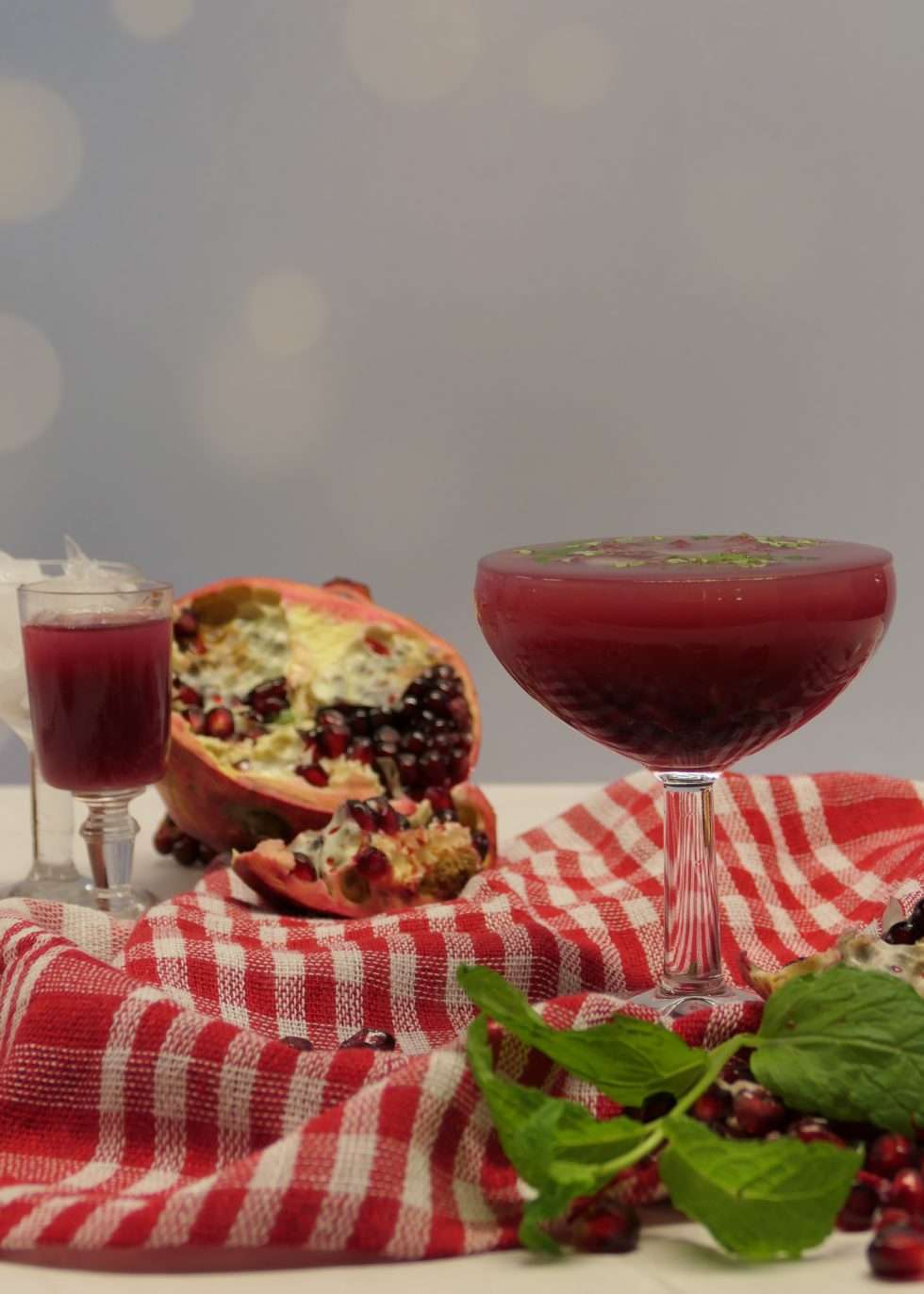 Cocktail à l’ouzo et au jus de grenade Recettes d'une Crétoise