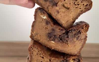 Cake banane-chocolat à la pâte filo (sans farine, sans sucre)