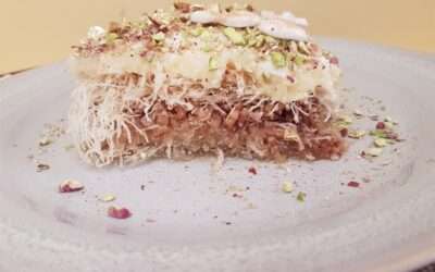 Cake au citron et à la farine de caroube 3 Ekmec kadaifi