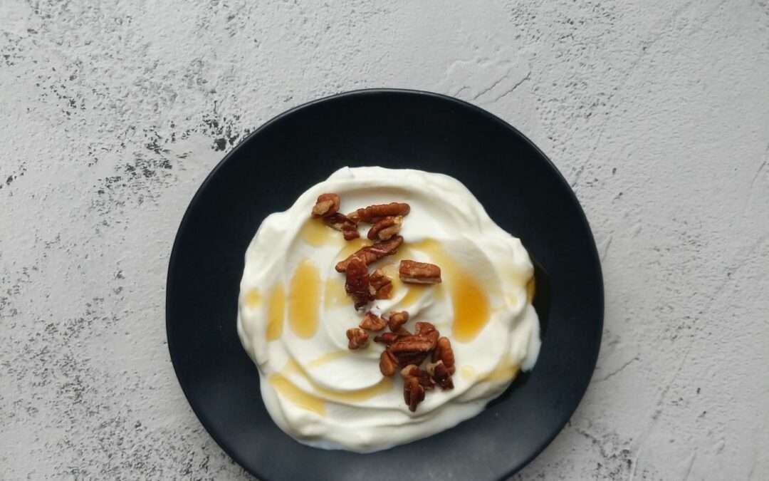 Mousse au yaourt grec et au miel de thym cretois