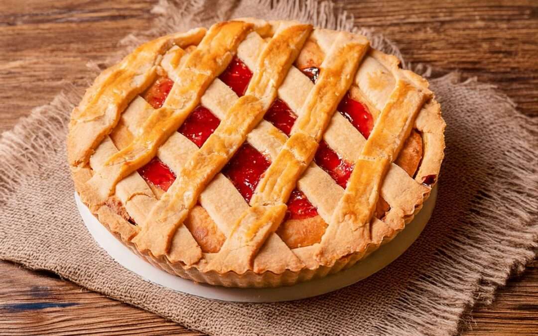 Pasta flora à la confiture de fraises : la tarte grecque de l&rsquo;été