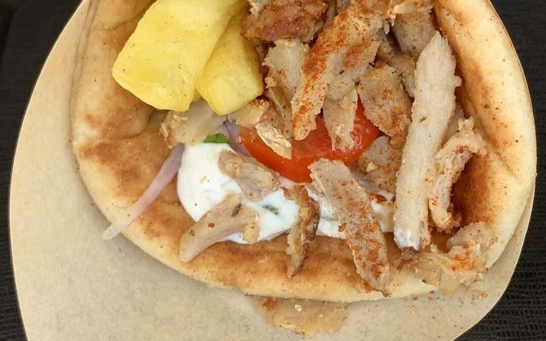 Pita gyros ou gyros me pita