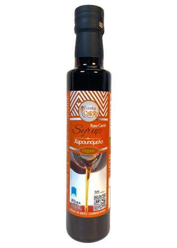 Café grec glacé - le frappé à l'ancienne (pagomenos ellinikos) 3 Sirop de caroube bio cru de Crète