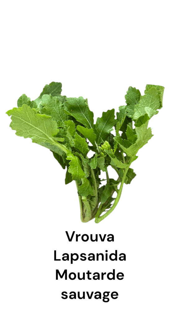 Les herbes sauvages de Crète : tout ce que j'ai appris cet été pour mon livre 5 Vrouva, lapsanida - moutarde sauvage de Crète