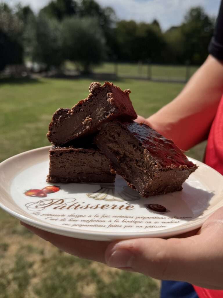 Gâteau fondant à la caroube, protéiné (sans beurre ni huile)