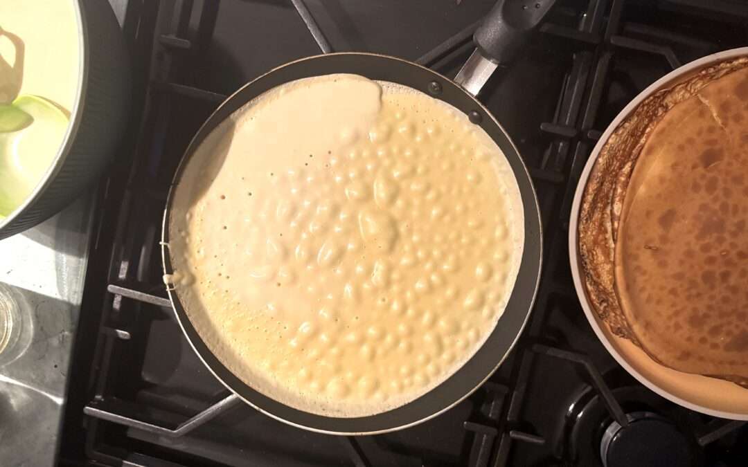 Crêpes au yaourt grec, protéinées et pas sucrées