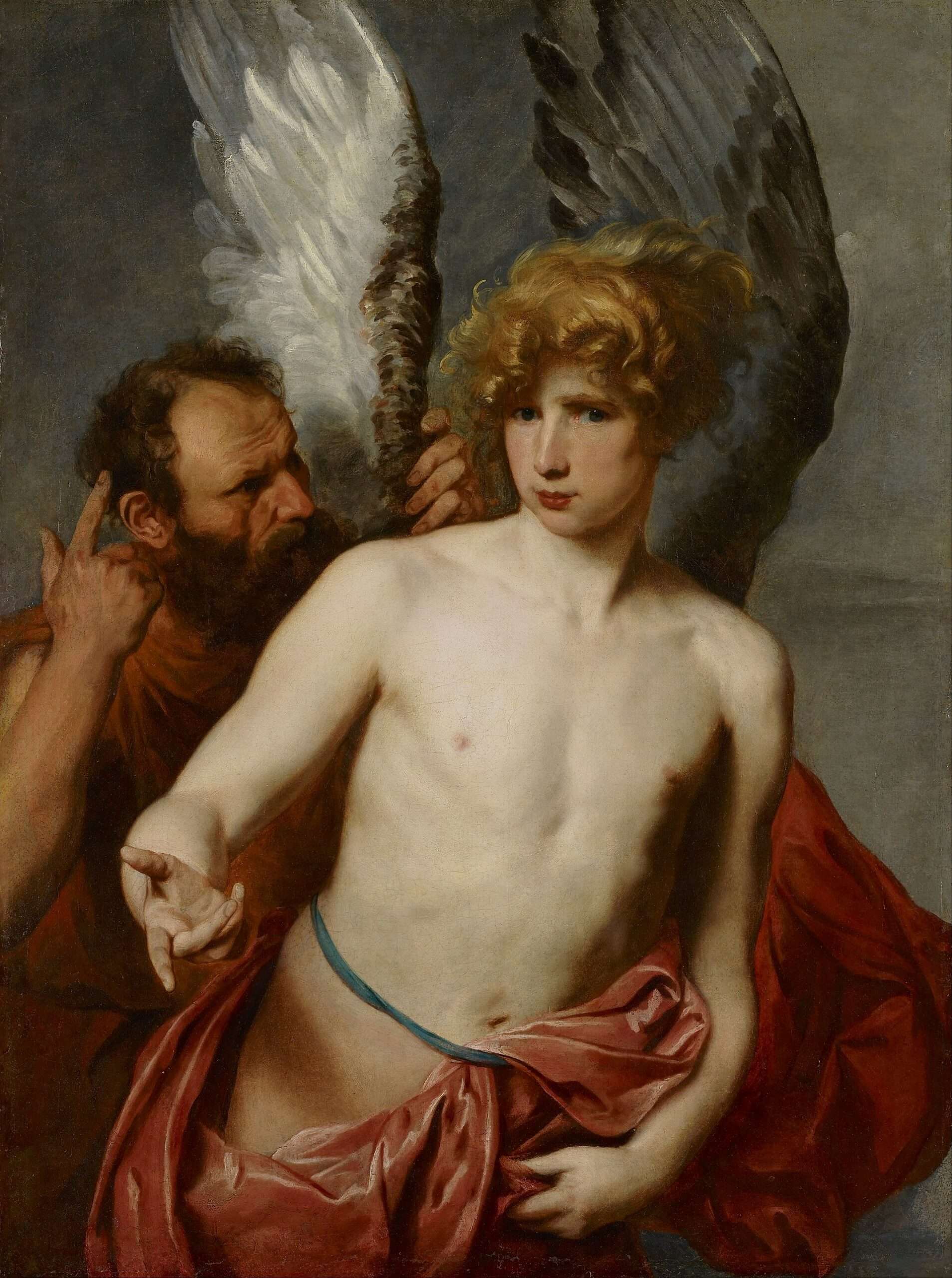 Ce que Socrate dirait de l'intelligence artificielle 5 Dédale et Icare, tableau d'Antoine van Dyck, vers 1620